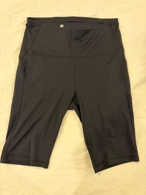 all in motion Black High-Rise Bike Shorts